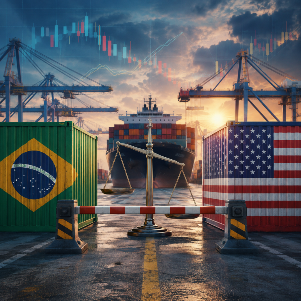 Brasil aciona Lei da Reciprocidade após novas tarifas dos Estados Unidos