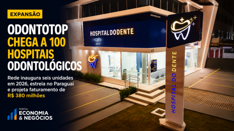 OdontoTop acelera expansão e chega a 100 hospitais odontológicos com primeira unidade internacional