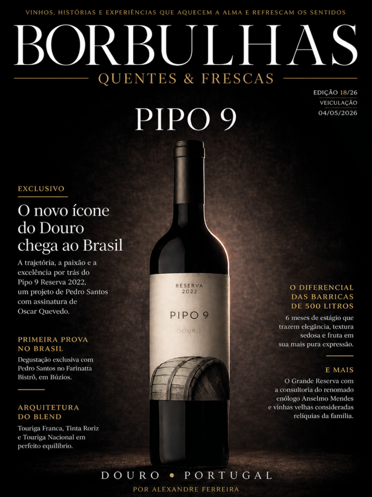 Pipo 9 Reserva 2022: O Novo Ícone do Douro Chega ao Brasil.